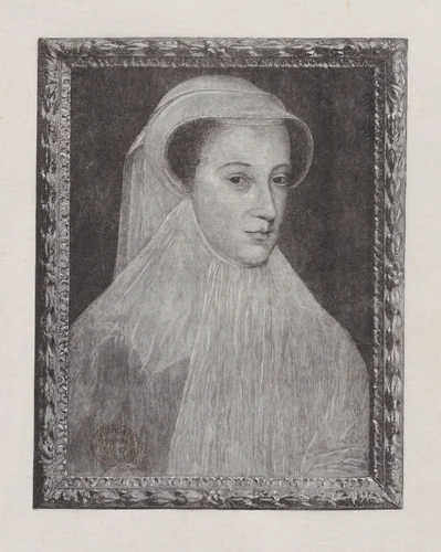Mary, Queen of Scots by François Clouet, print, 1850-1889