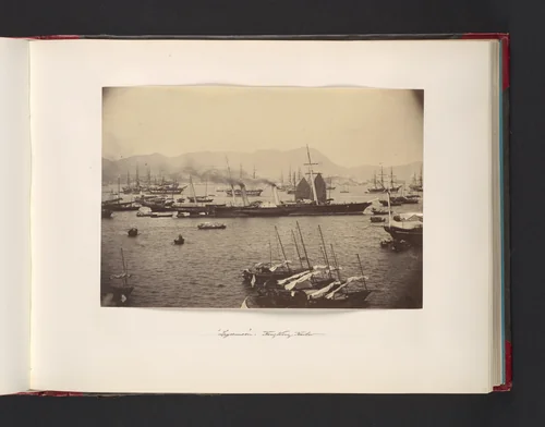 Hong Kong Harbor by John Thomson, photograph, 1865