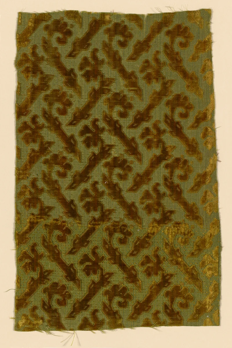Fragment by Italy, textile, 1600-1650