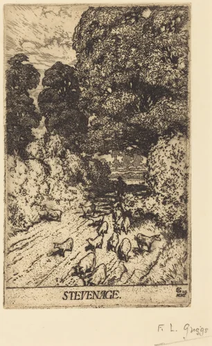 Stevenage by F. L. Griggs, print, 1902