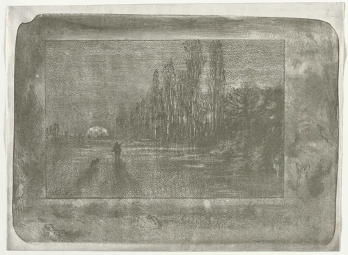 The Little Hunter by Félix Hilaire Buhot, painting, 1892