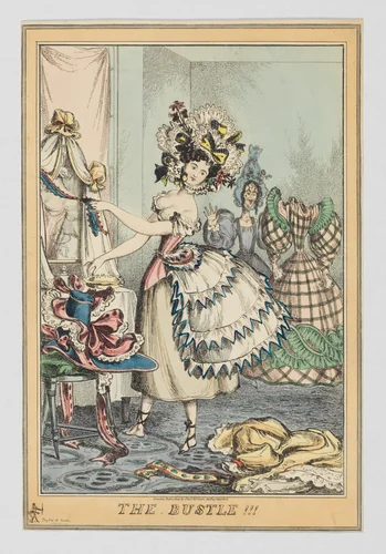 The Bustle!!! by William Heath, print, 1825-1830