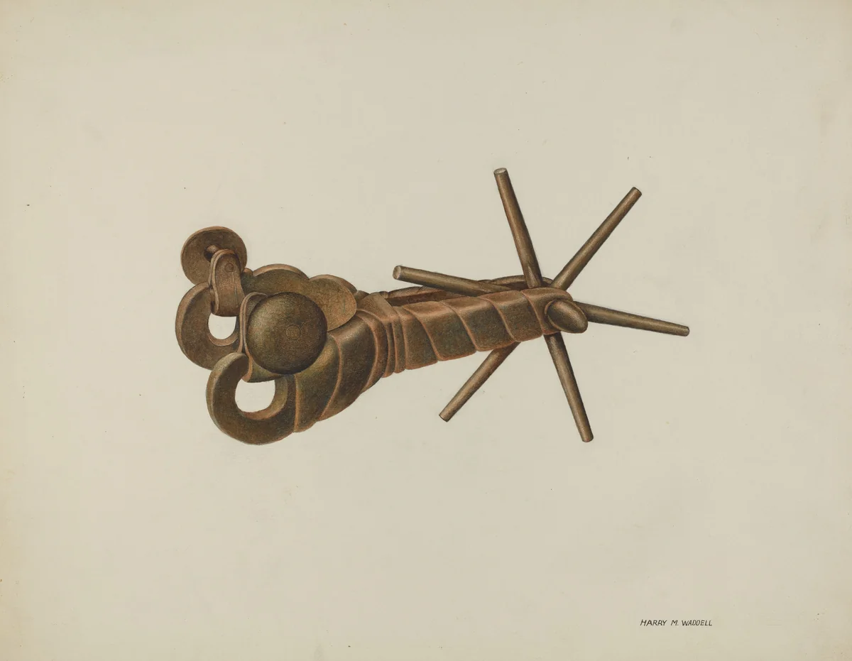 Spur by Harry Mann Waddell, index of american design, 1940