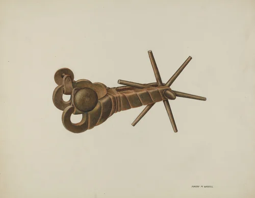 Spur by Harry Mann Waddell, index of american design, 1940