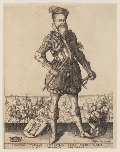 Robert Dudley, Earl of Leicester by Christoffel van Sichem, print, 1601