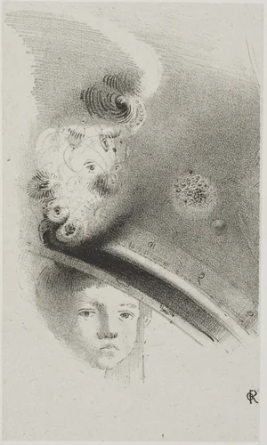 Untitled Trial Lithograph by Odilon Redon, print, 1900