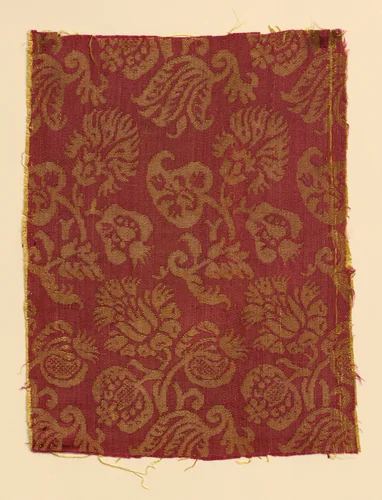 Fragment by Italy, textile, 1601-1650