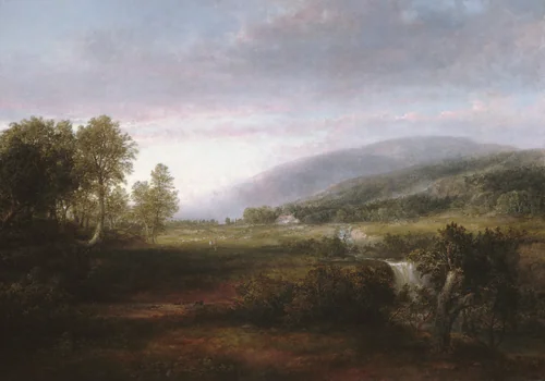 Spring Landscape by Thomas Doughty, artwork, 1850-1856