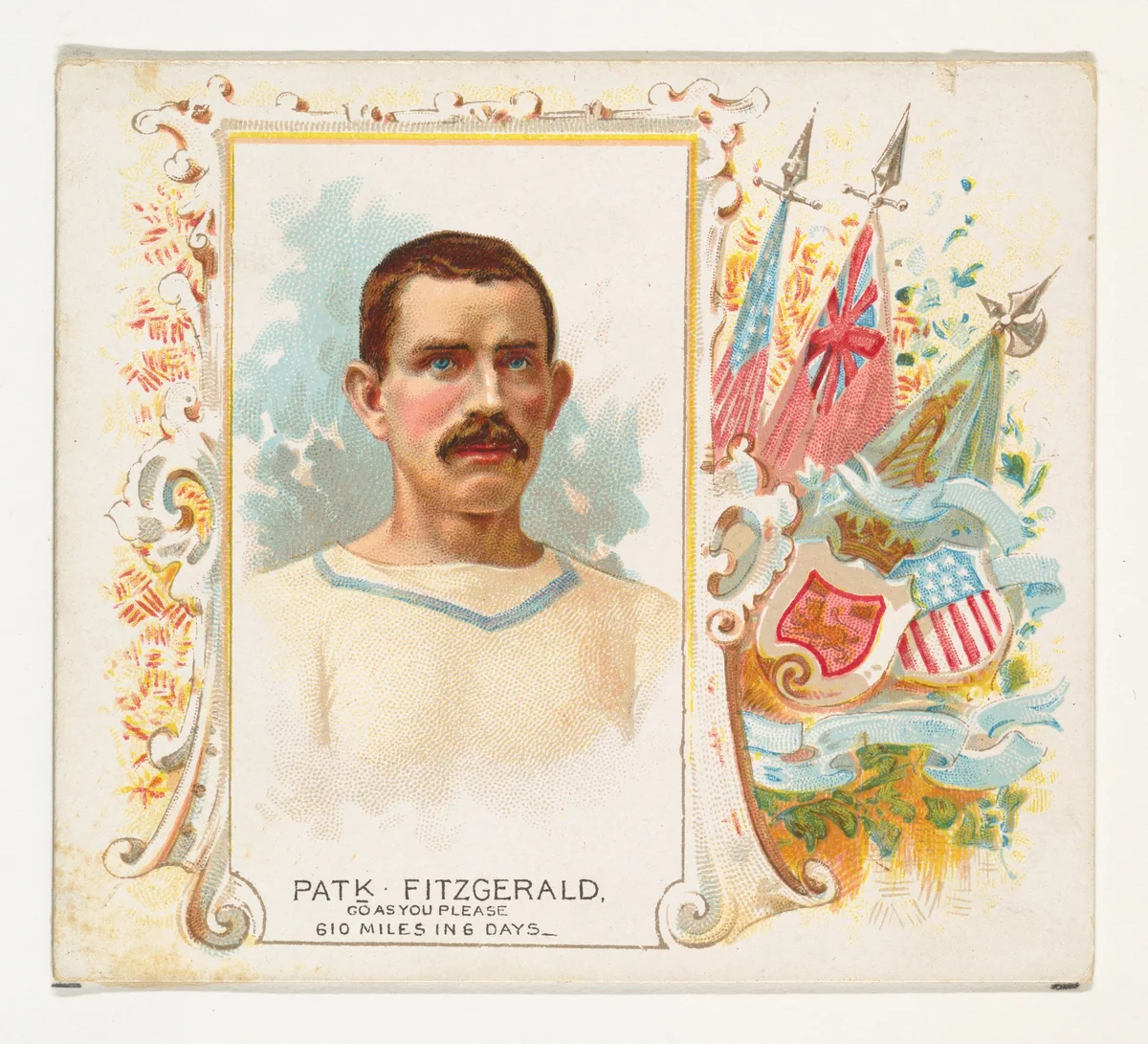 Patrick Fitzgerald, Go As You Please, from World's Champions, Second Series (N43) for Allen & Ginter Cigarettes by Allen & Ginter, print, 1888