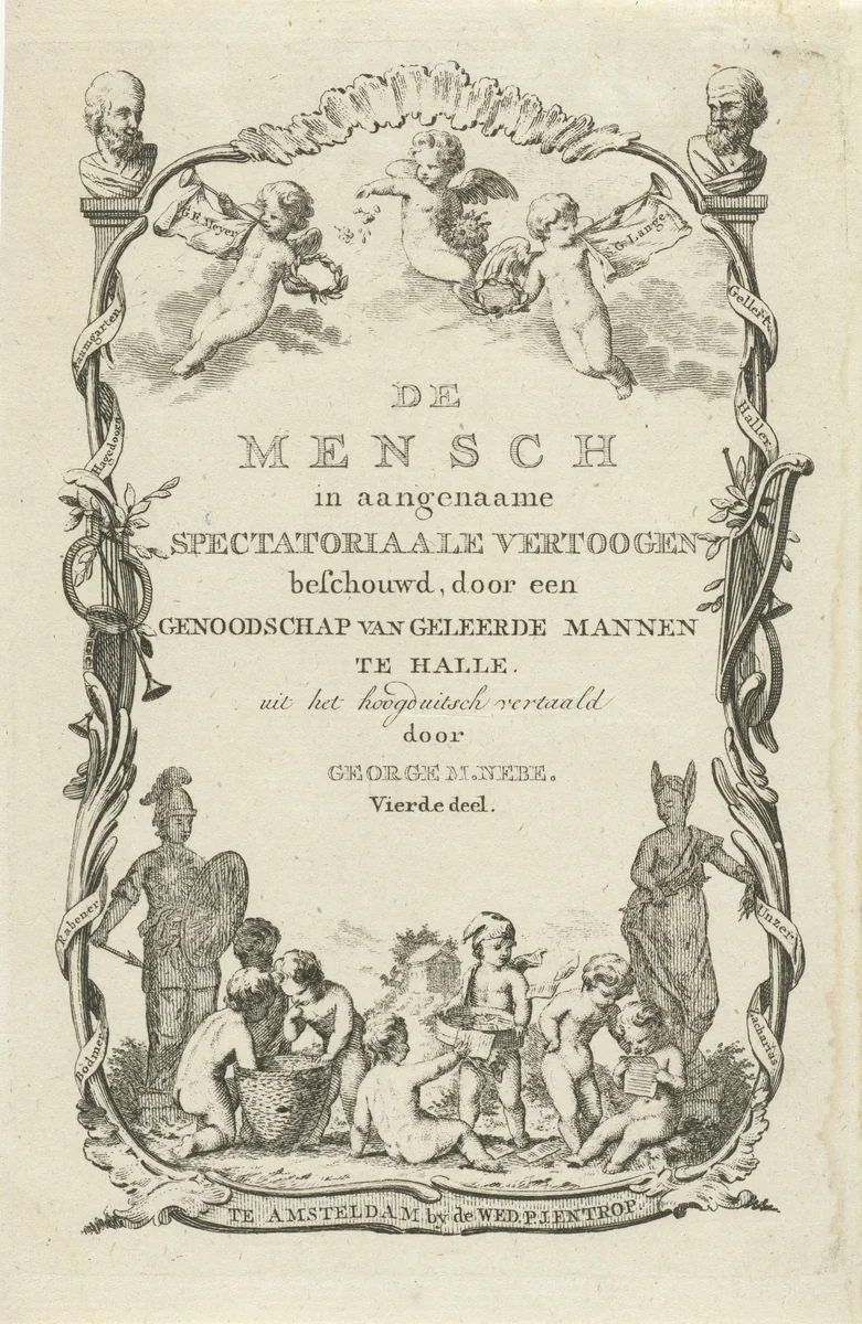 Allegorie op de wijsheid en de kunsten by Cornelis van Noorde, print, 1773-1778