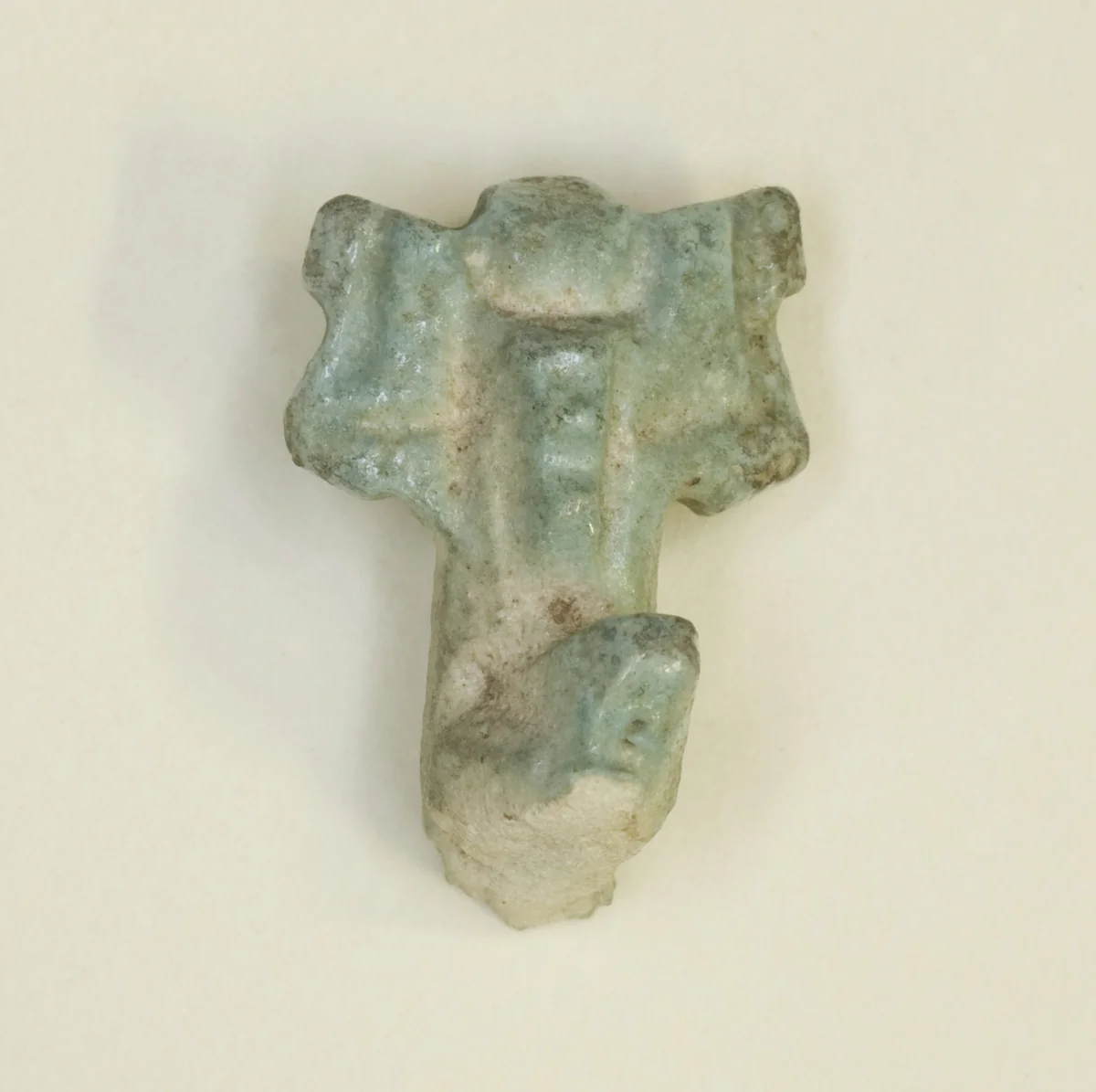 Amulet of the God Shu by Egyptian, metalwork, -1070--656