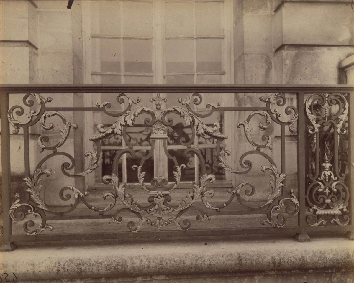 Versailles -- Grille du château by Eugène Atget, photograph, 1905