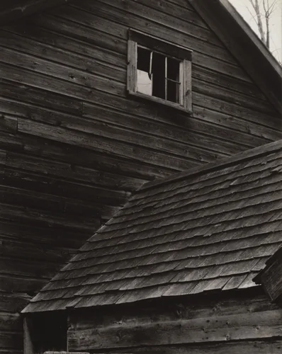 Barn - Lake George by Alfred Stieglitz, photograph, 1922