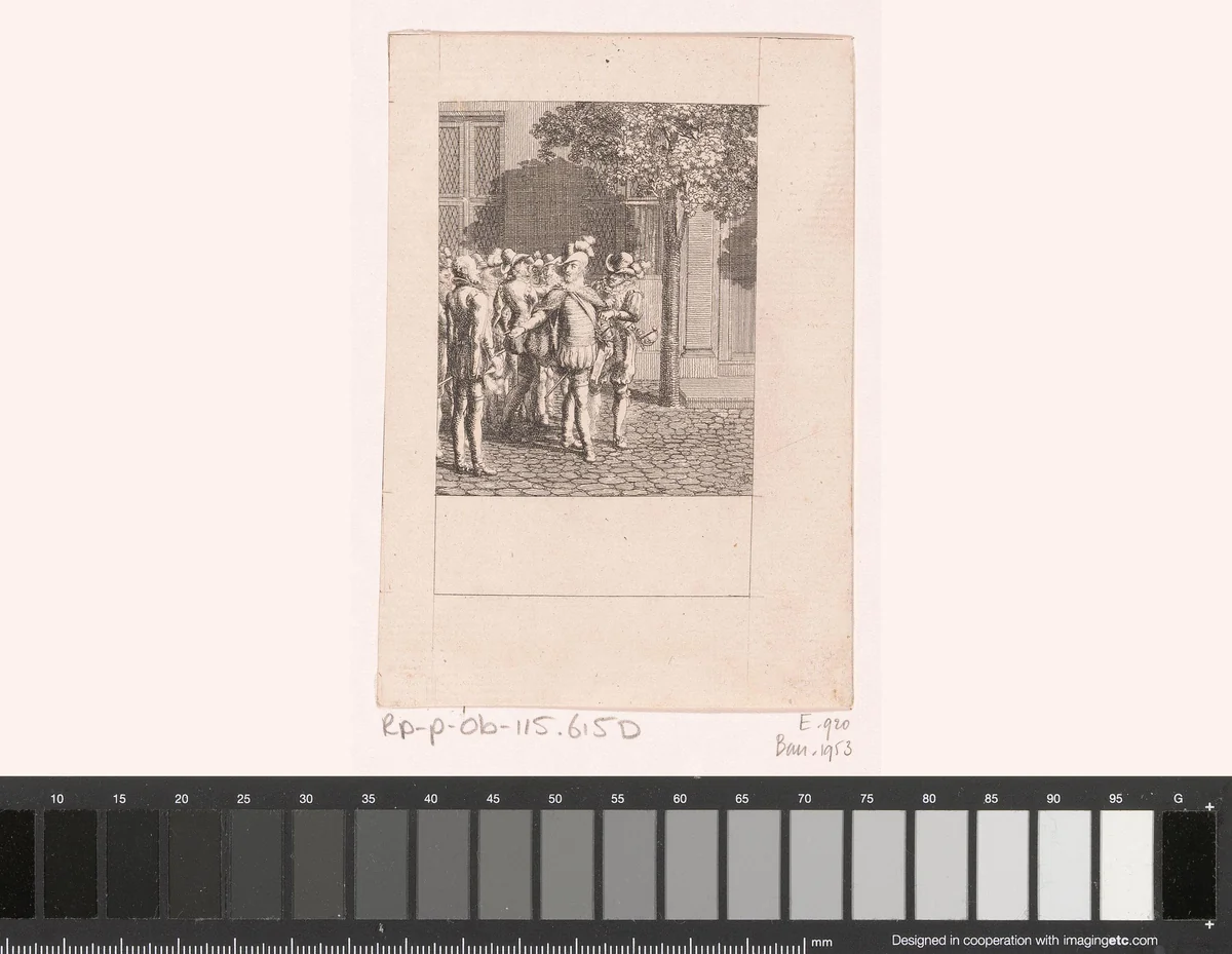 Coligny geeft opdracht om de aanslagpleger op te sporen by Daniel Nikolaus Chodowiecki, print, 1799