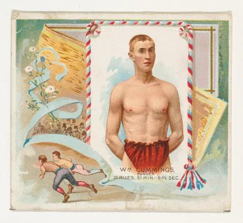 William Cummings, Runner, from World's Champions, Second Series (N43) for Allen & Ginter Cigarettes by Allen & Ginter, print, 1888