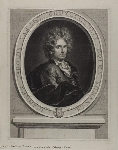 Jean-Charles Parent by Gérard Edelinck, print, 1660-1707