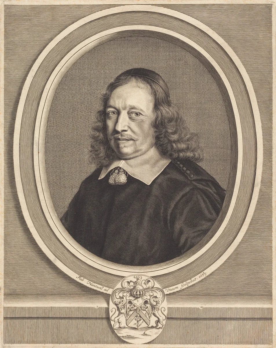 Gilles Blondeau by Robert Nanteuil, print, 1653