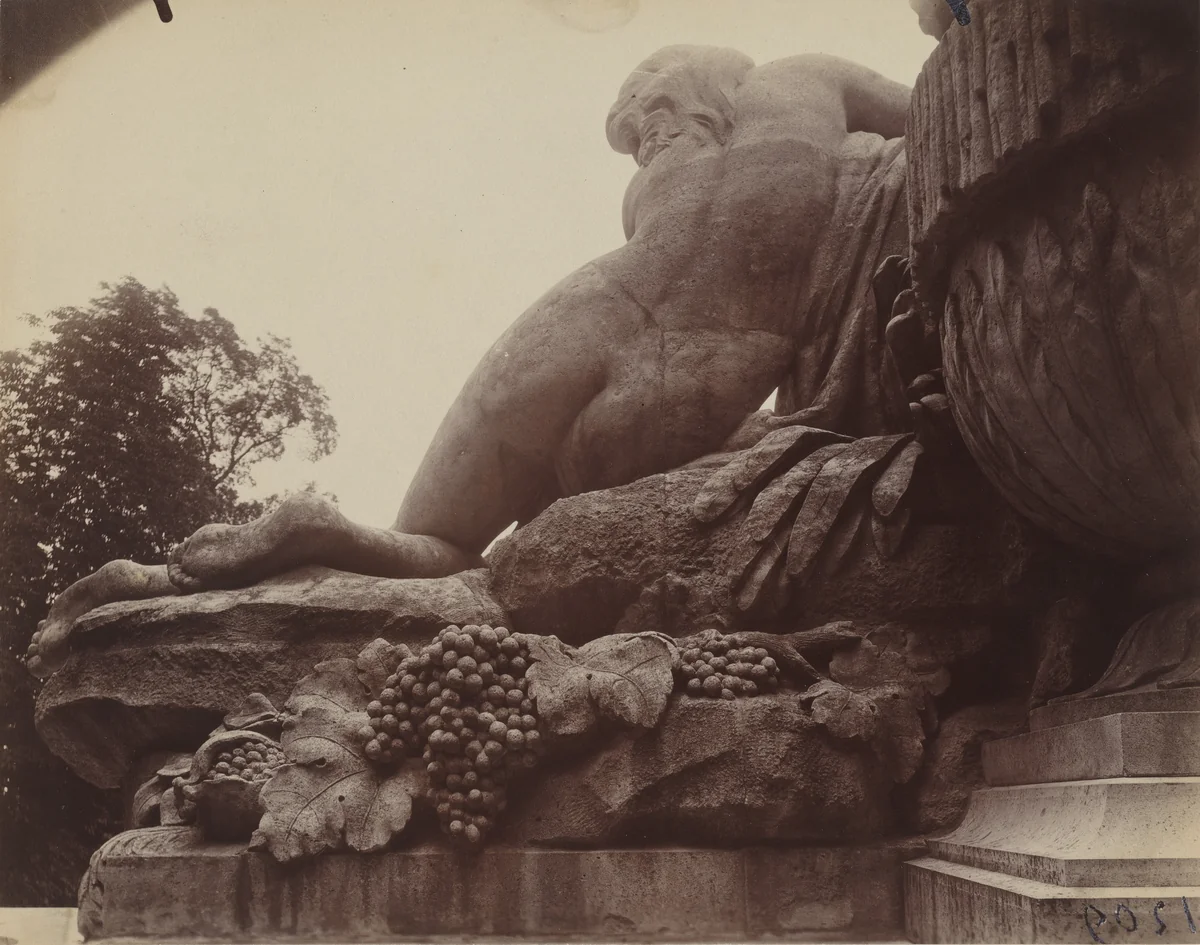 Saint-Cloud by Eugène Atget, photograph, 1923