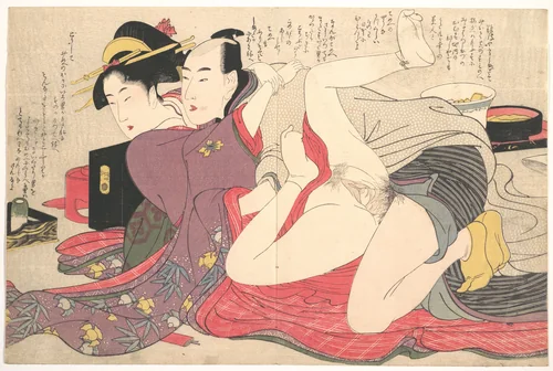Erotic Print by Kitagawa Utamaro (喜多川歌麿), print, 1753-1806