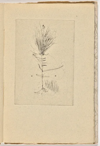Plate (page 11) from Le Berger d'Écosse, Les Passagers, La Pierre philosophale (The Scottish Sheperd, The Passangers, The Philosopher's Stone) by Wols, illustrated book, 1948