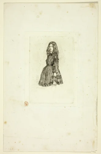Annie by James McNeill Whistler, print, 1857-1858