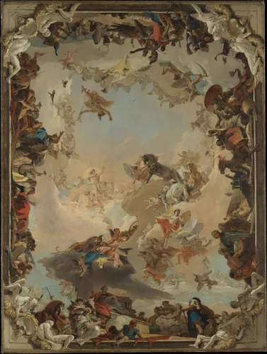 Allegory of the Planets and Continents by Giovanni Battista Tiepolo, painting, 1752