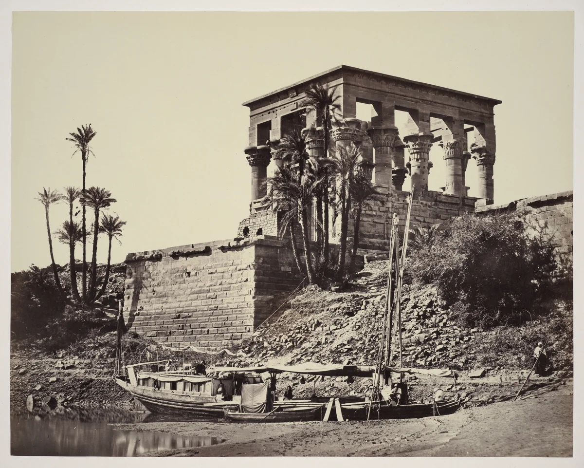 The Hypaethral Temple, Philae by Francis Frith, photograph, 1858