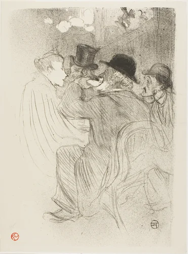 At the Moulin Rouge: A Rude! A Real Rude! by Henri de Toulouse-Lautrec, print, 1893