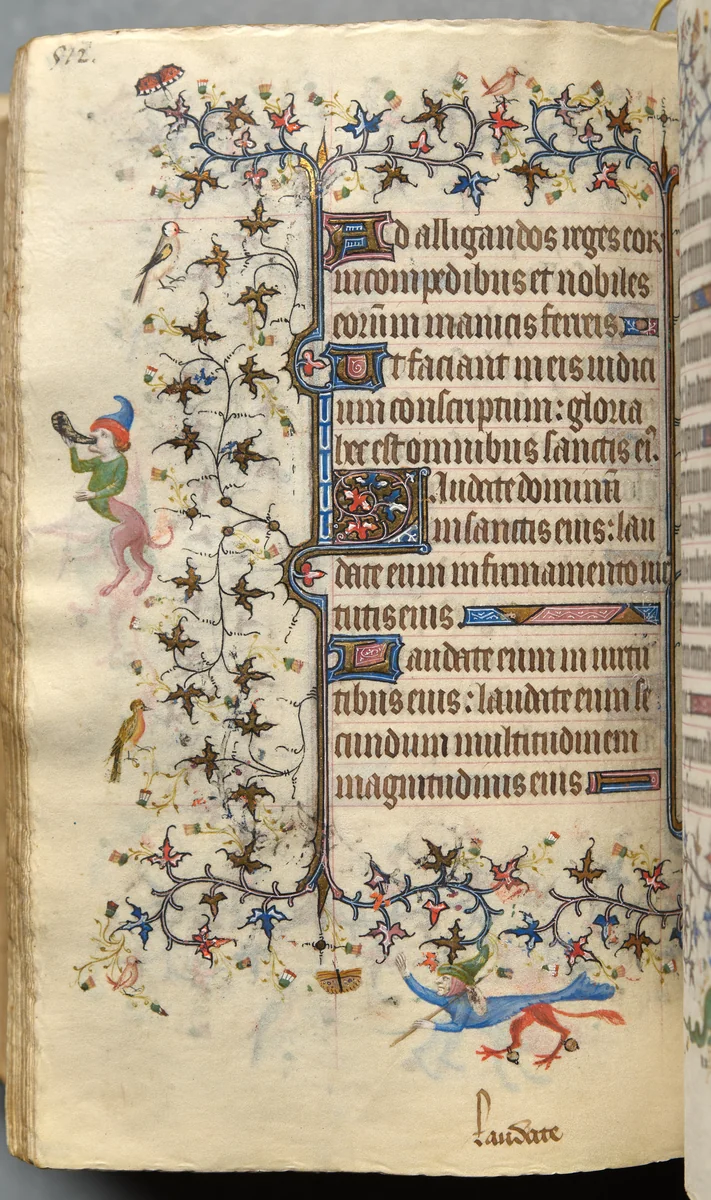 Hours of Charles the Noble, King of Navarre (1361-1425): fol. 250v, Text by Master of the Brussels Initials and Associates, book, 1400-1410