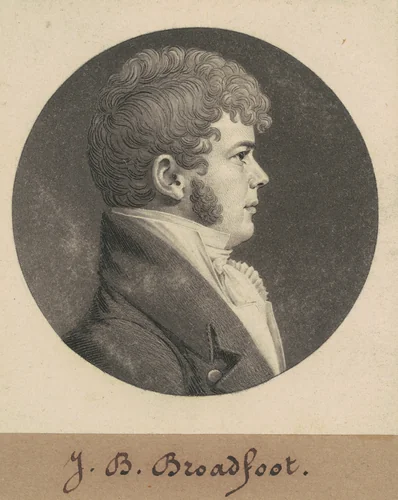 Henry Hall by Charles B. J. Févret de Saint-Mémin, print, 1808-1809