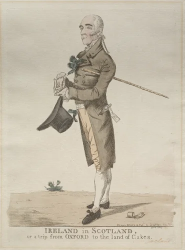 Ireland in Scotland, or a Trip from Oxford to the Land of Cakes by Richard Dighton, print, 1807