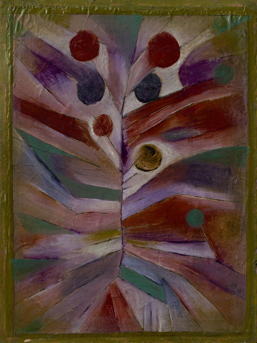 Federpflanze,1919 by Paul Klee, painting