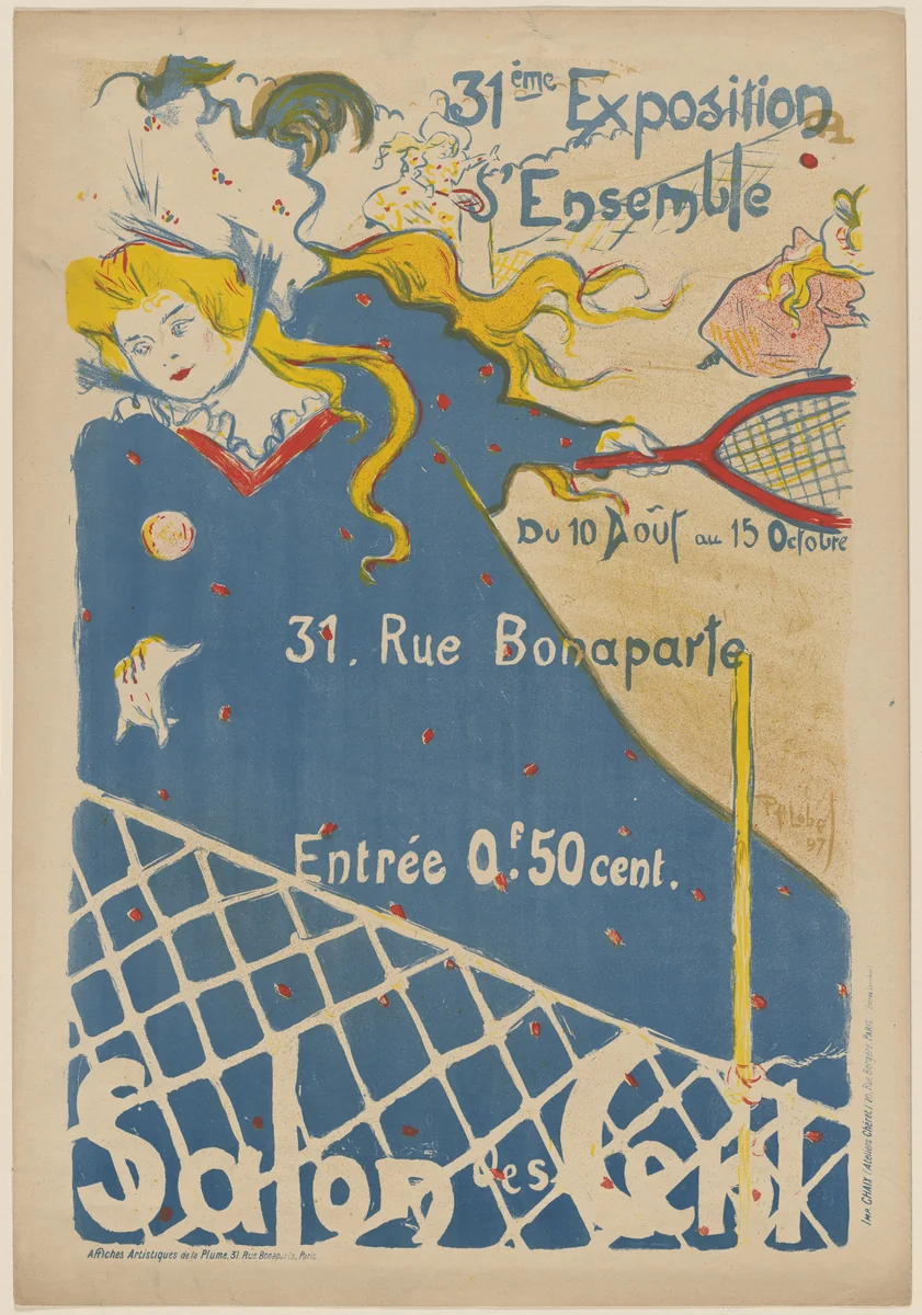 31eme Exposition d'Ensemble, Salon des Cent by Lobel, design, 1897