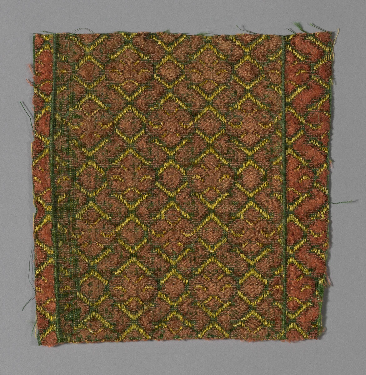 Fragment by Italy, textile, 1601-1700