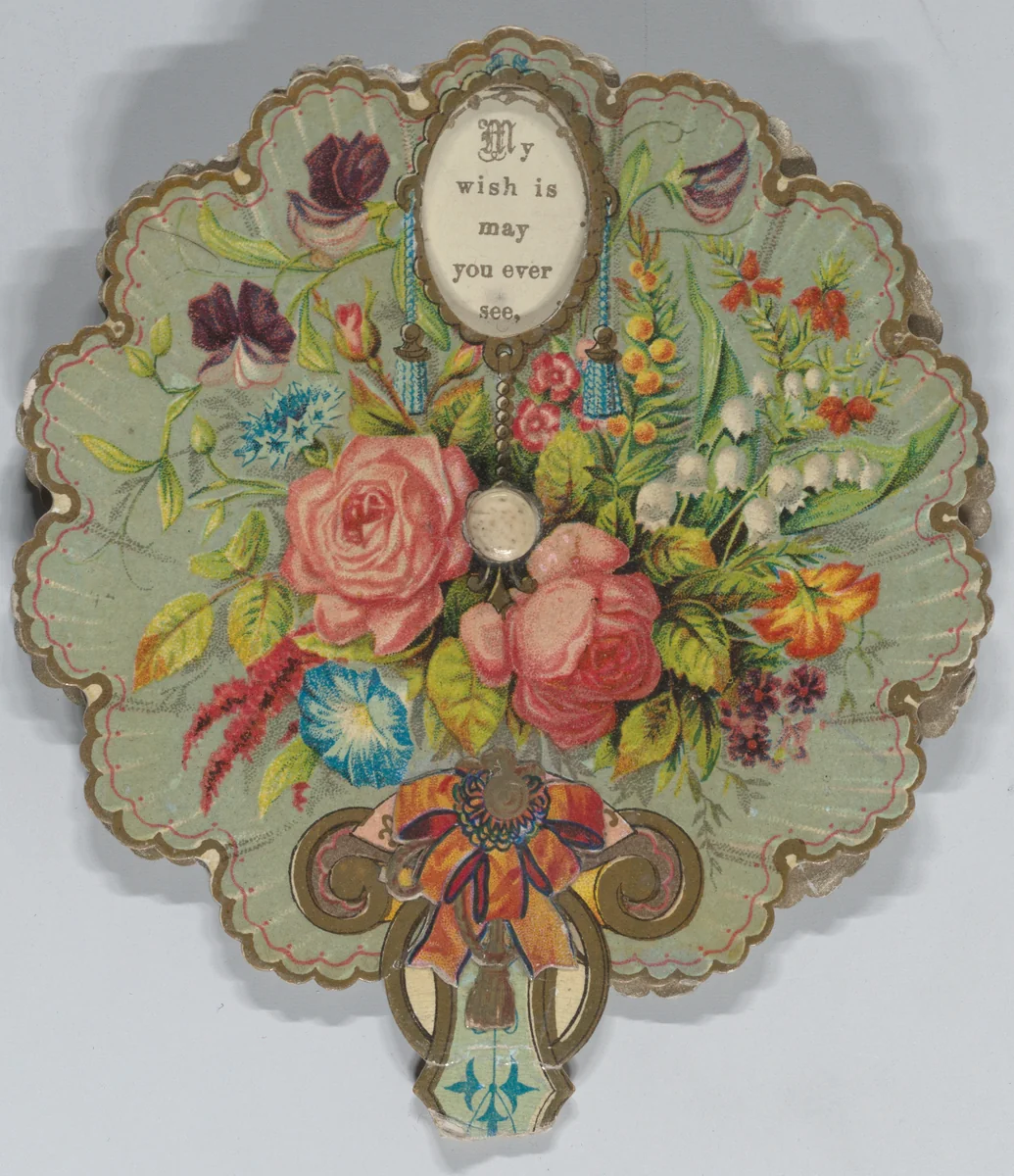 Valentine - Mechanical - Round Birthday bouquet by anonymous, other, 1875
