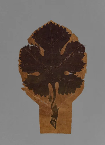 Grape Leaf from a Curtain by Unknown, textile, 400-599