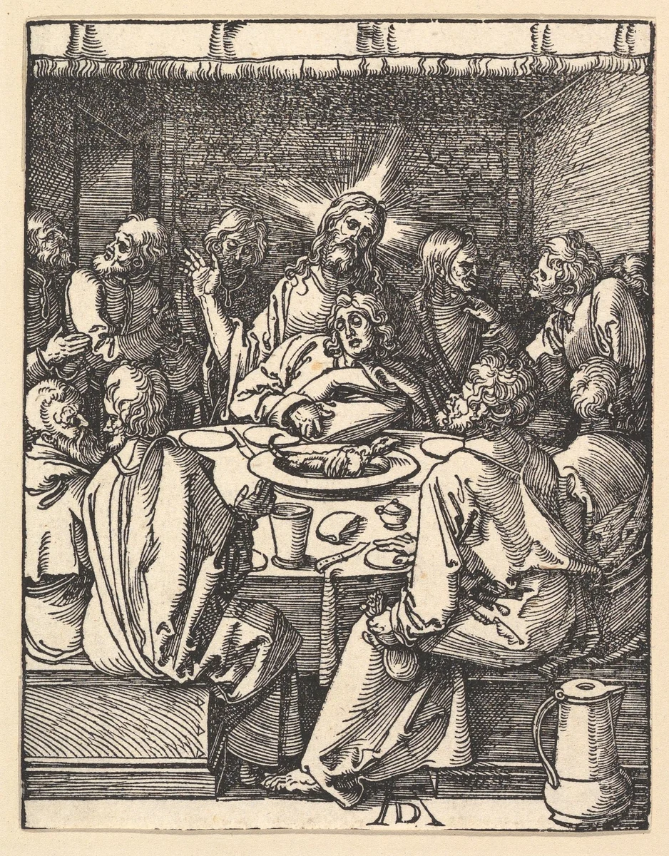 The Last Supper, from "The Small Passion" by Albrecht Dürer, print, 1485-1528