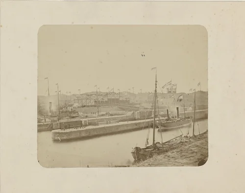 Opening Noordzeekanaal, 1876 by anonymous, photograph, 1876