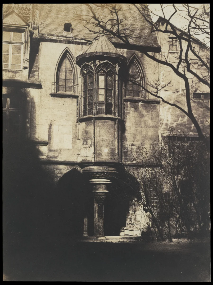 Hotel de Cluny, Paris by Gustave Le Gray, photograph, 1851