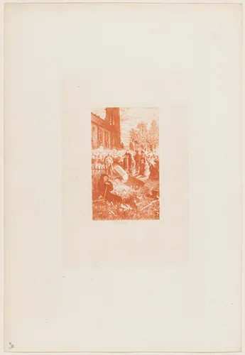 L'Ensorcelée by Félix-Hilaire Buhot, print, 1847-1898