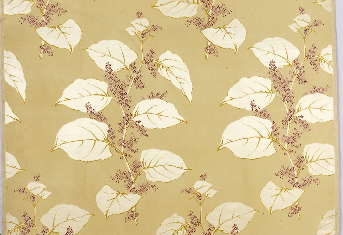 Panel (Dress Fabric) by House of Worth, textile, 1870-1890