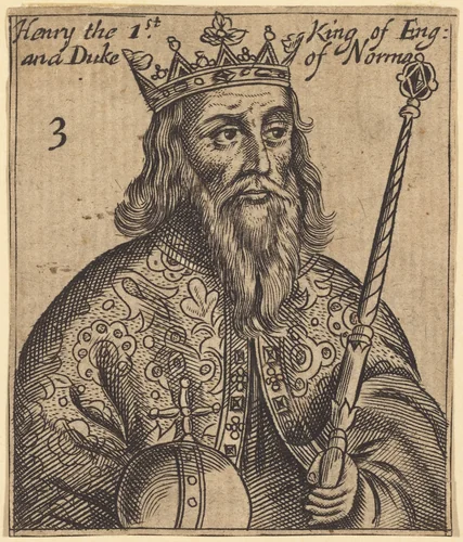 Henry I, King of England by British 17th Century, print, 1600-1699