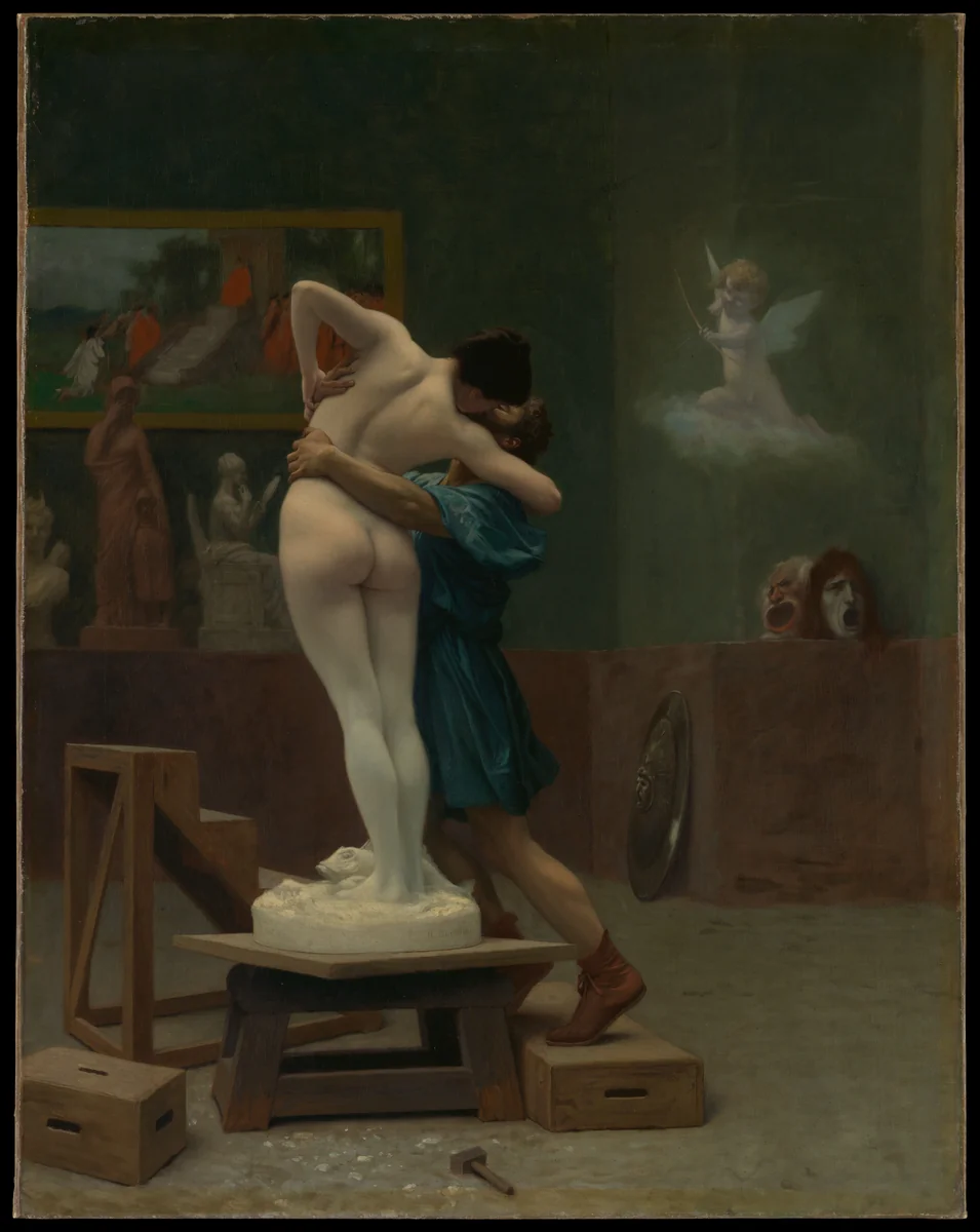 Pygmalion and Galatea by Jean-Léon Gérôme, painting, 1885-1895