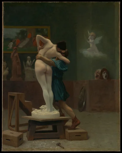 Pygmalion and Galatea by Jean-Léon Gérôme, painting, 1885-1895
