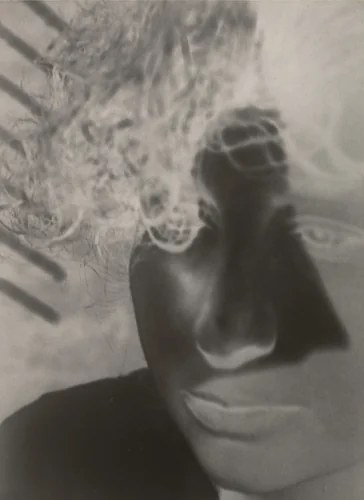 Head by László Moholy-Nagy, photograph, 1926