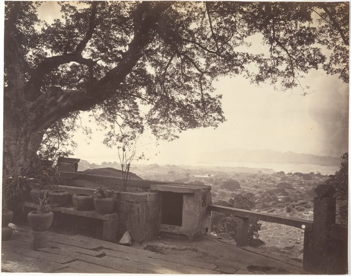 View over Amoy from Pe-Le-Jong by John Thomson, photograph, 1869