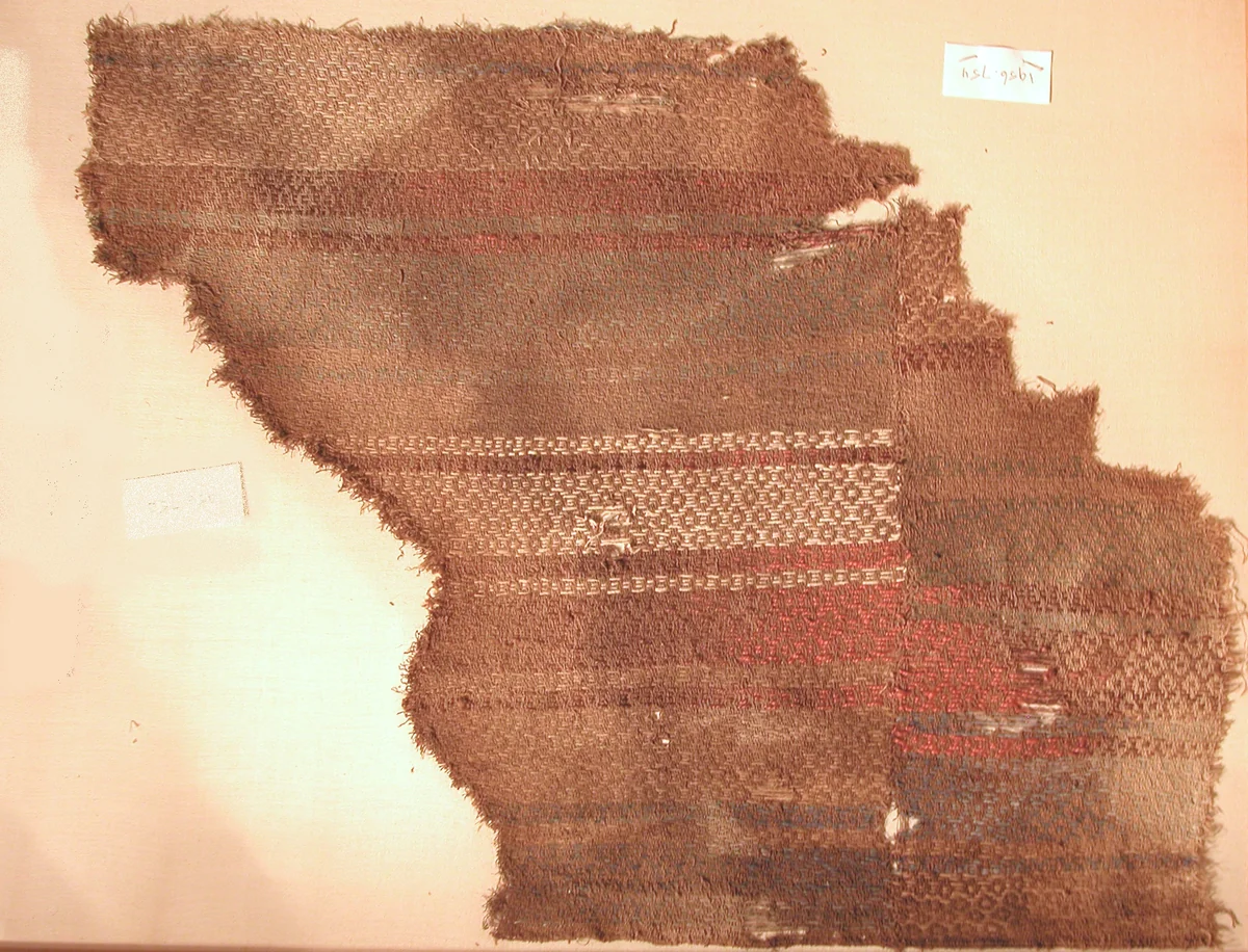 Fragment by Peru, north coast, Culebra Valley, La Capilla,, textile, 1000-1476