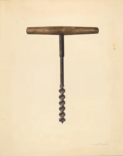 Auger by Alfonso Moreno, index of american design, 1938