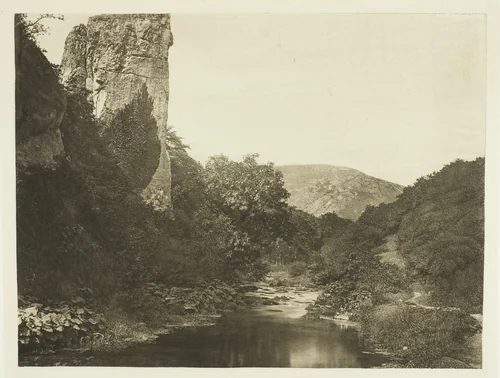 "Pickering Tor," Dove Dale by Peter Henry Emerson, print, 1880-1888