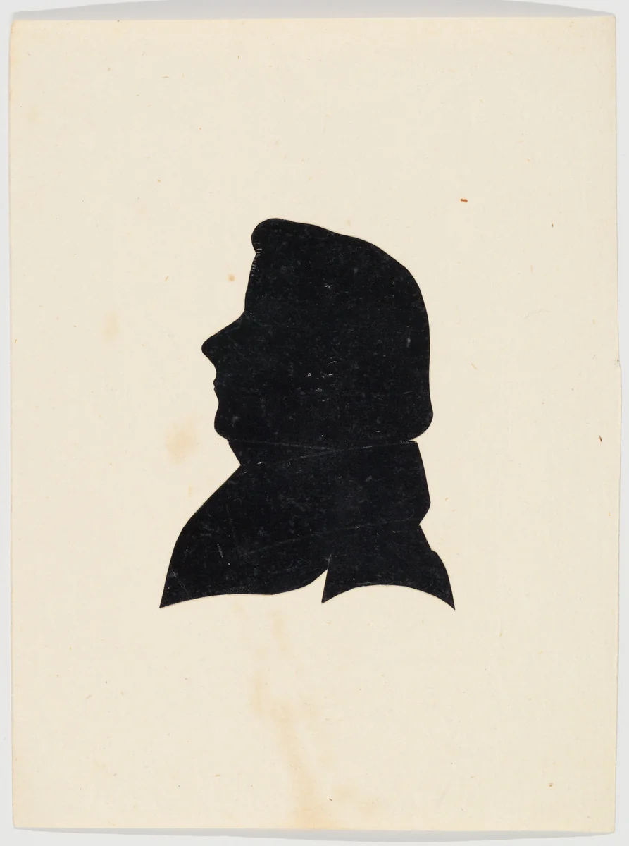 Unidentified profile portrait, man facing left by anonymous, other, 1773-1820